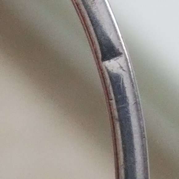 RARE MARKED DESIGNER MAYORS BIRK'S ITALY 925 STERLING XLARGE HOOP ROUND EARRINGS - Picture 8 of 9